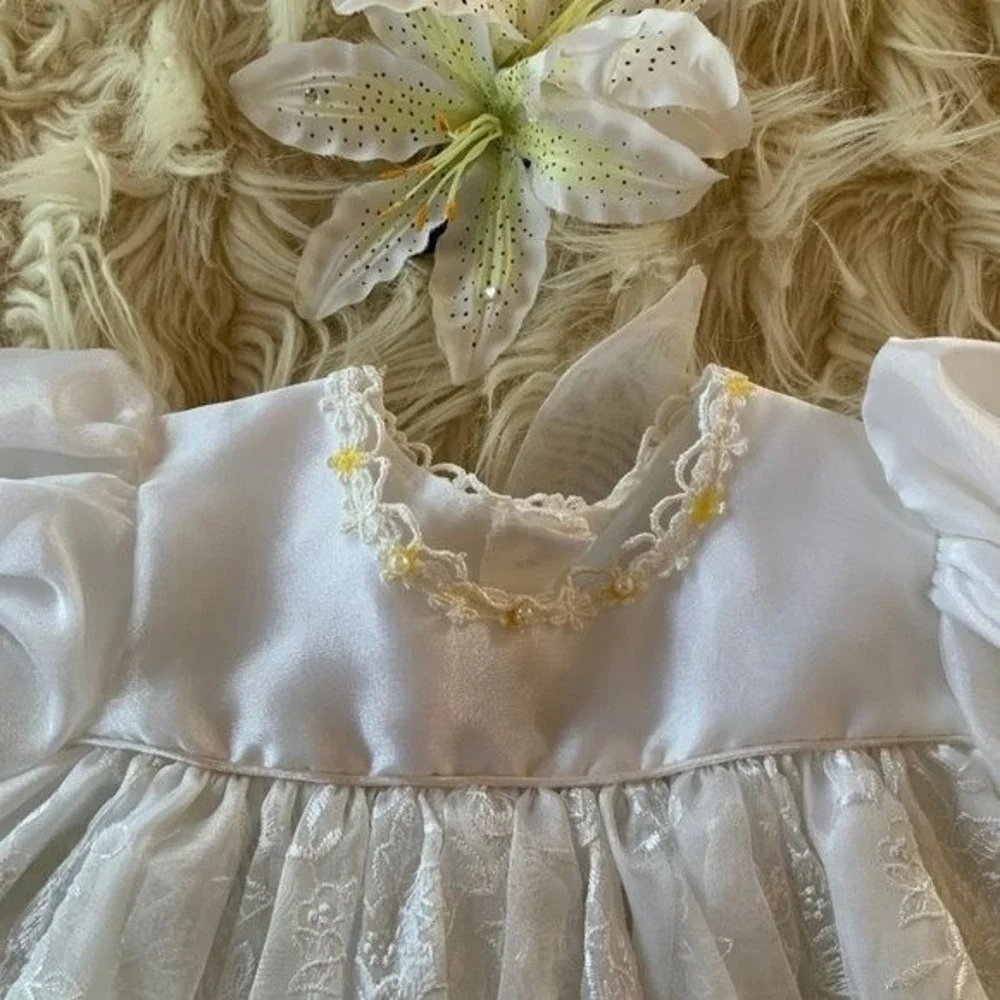 Baby Girl Christening Gown Baptism Set‎ 12-24 month